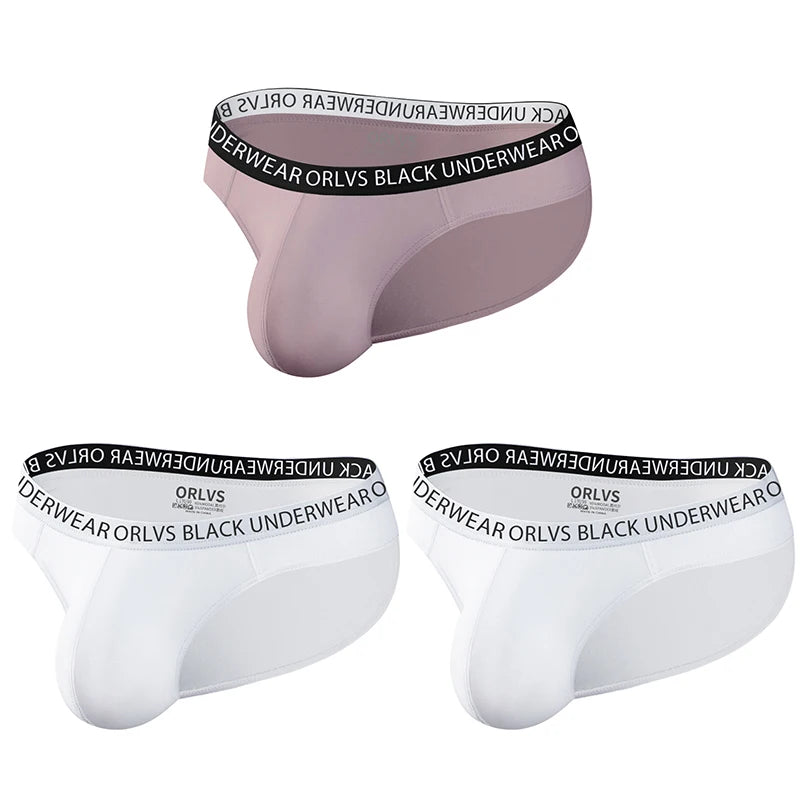Men's Hip Briefs 3-Pack | 10 Different Sets | M–2XL