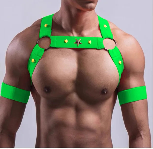Chest Harness – 9 Colours | One Size | Elastane