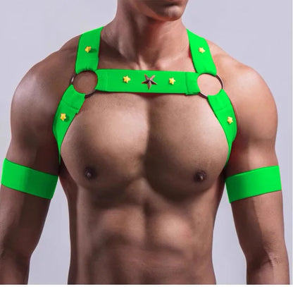 Chest Harness – 9 Colours | One Size | Elastane