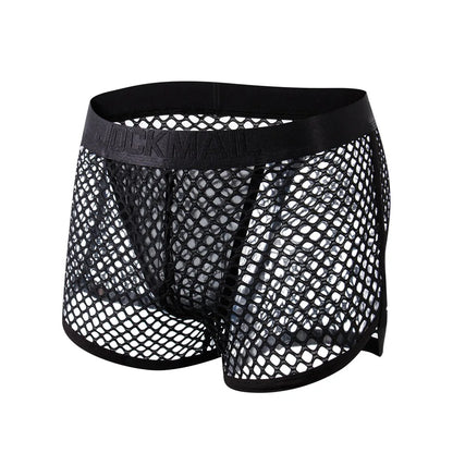 Mesh Low-Waist Boxer Jockstrap – 4 Colours | M–XL | Nylon & Elastane