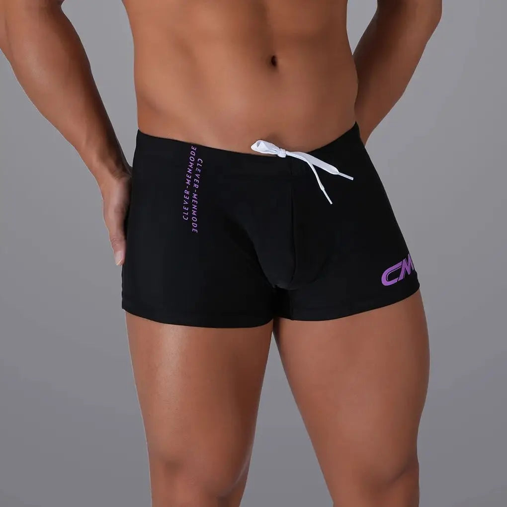 Swim Boxer Shorts – 5 Colours | M–3XL | Nylon & Spandex