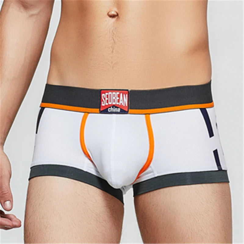 Low-Rise Cotton Boxer Briefs – 8 Colours | M–2XL | Cotton & Elastane