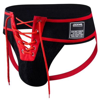 Lace-Up Jockstrap – 6 Colours | M–XL | Cotton & Lycra