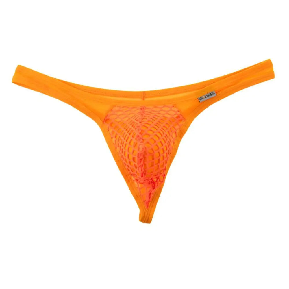 Men's Mesh Transparent Thong – Sexy G-String T-Back Underwear | S–XL