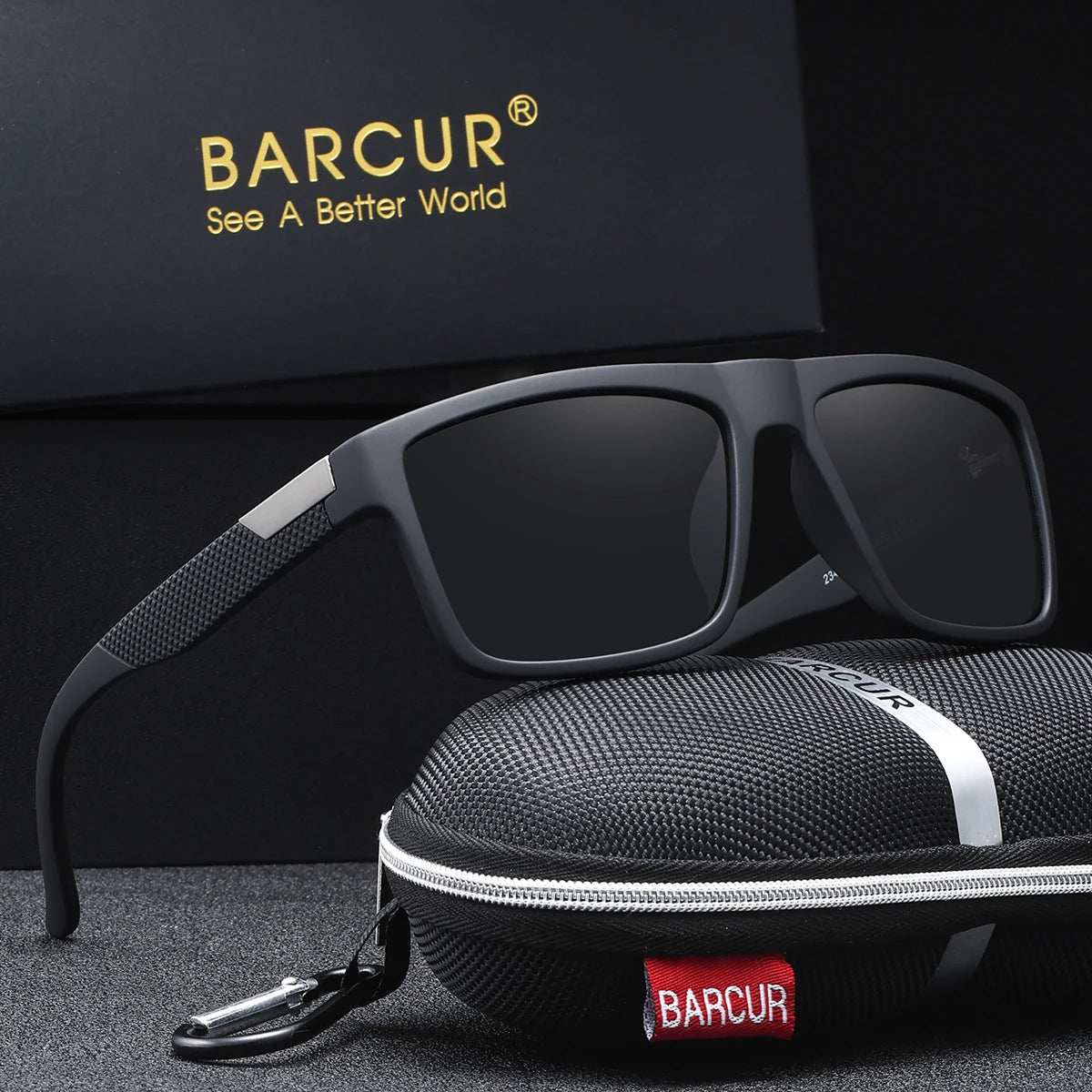 Polarised Square Sunglasses – 9 Colours | One Size | Polycarbonate & TAC