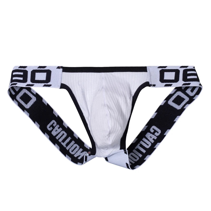 No-Waistband Jockstrap – 10 Colours | M–2XL | Cotton & Mesh