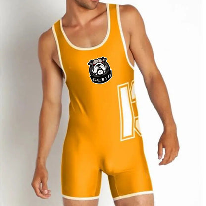 Stretch Wrestling Singlet – 6 Colours | S–6XL | Lycra