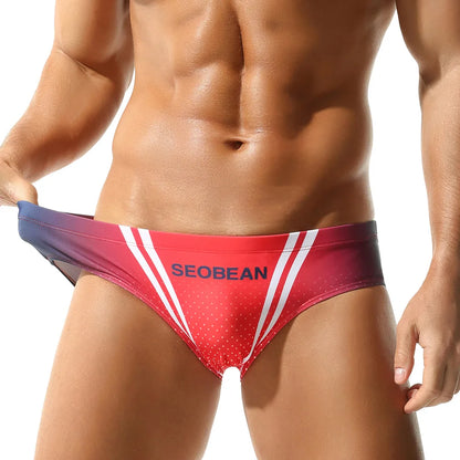 SEOBEAN Zwemslip Gestippelde Lijnen