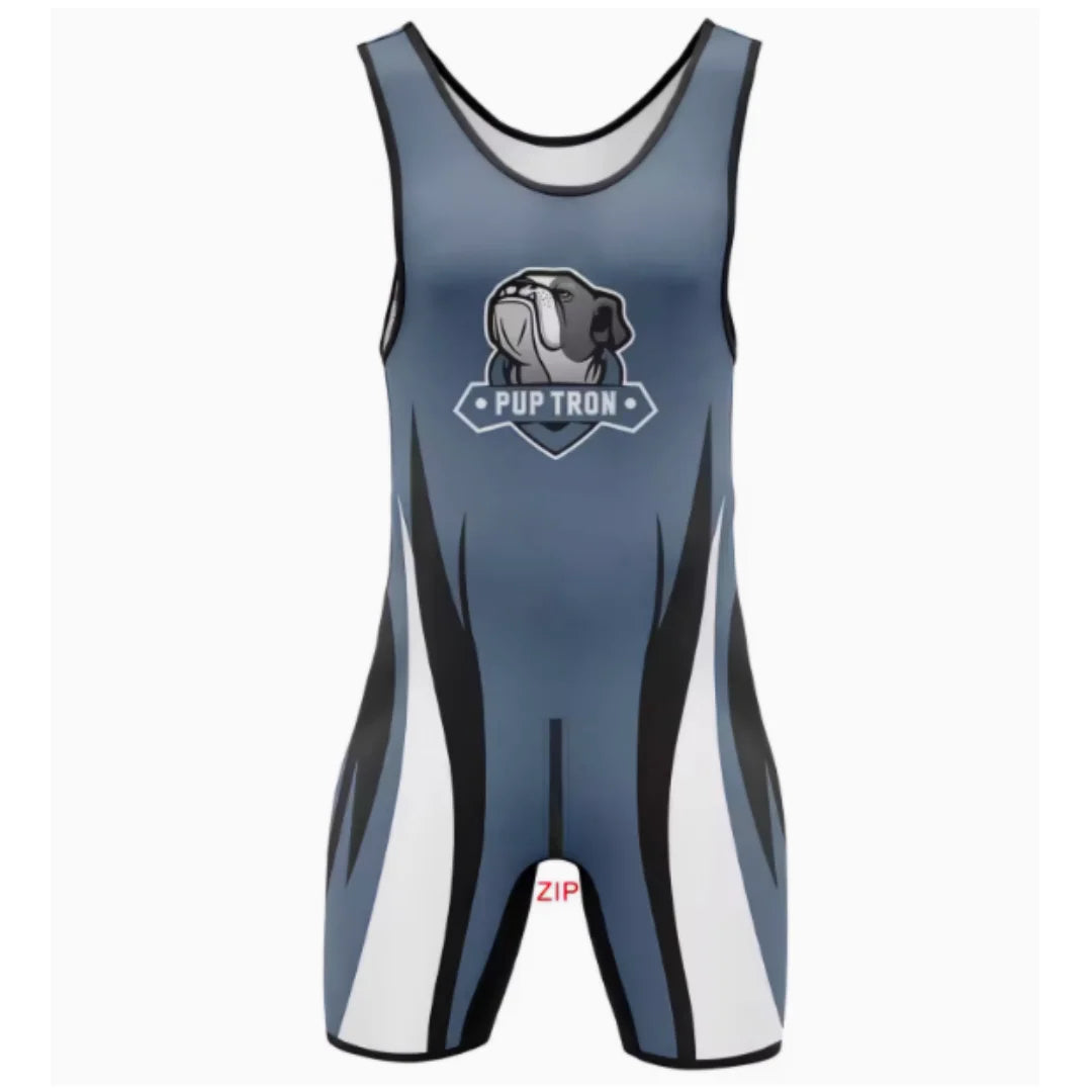 Zipper Wrestling Suit – 5 Colours | S–5XL | Lycra