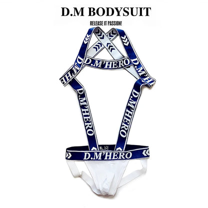 D.M. Hollow G-String & Chest Harness Set | 6 Colours | M–XXL