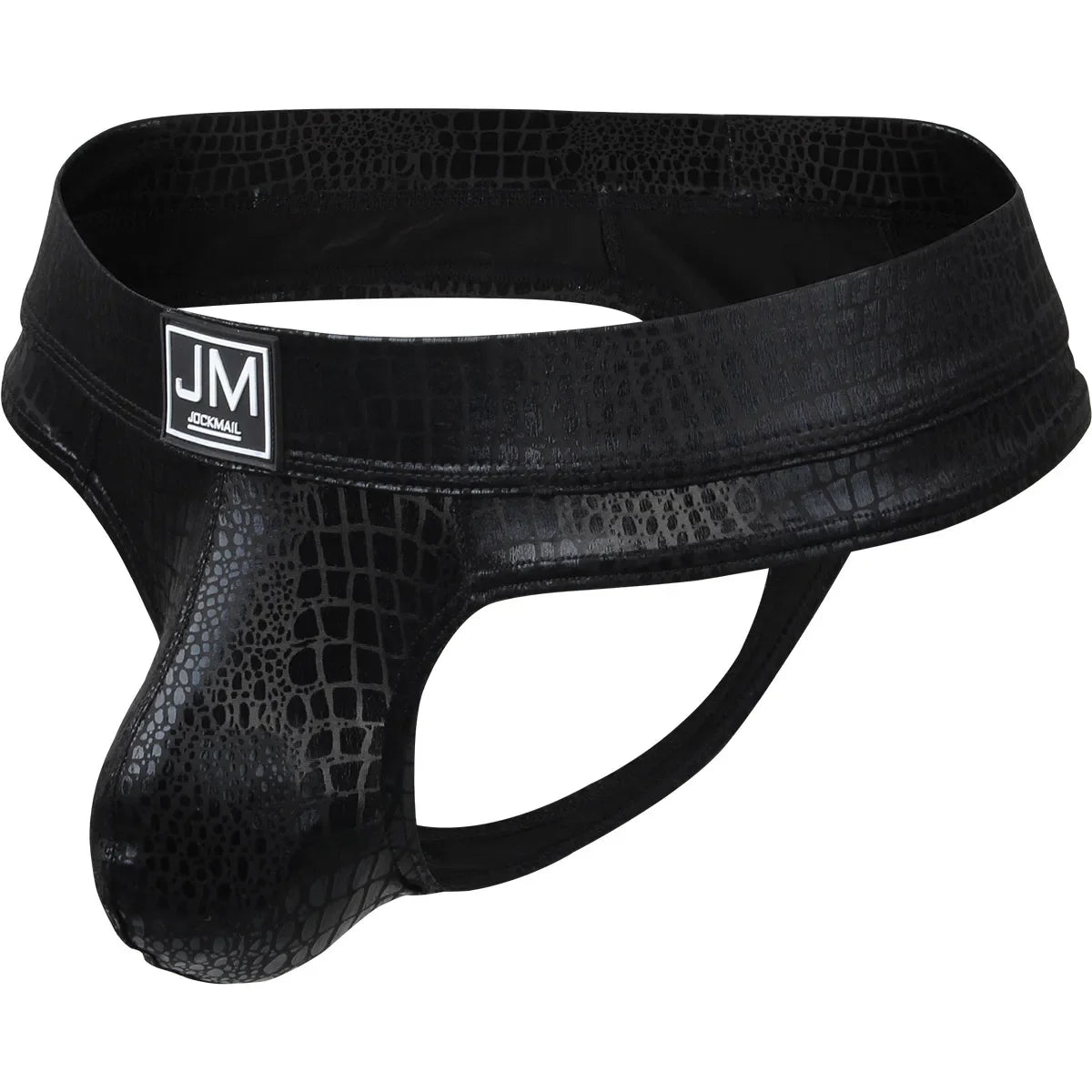 PU Leather U-Pouch Brief – 5 Colours | M–XL | Polyamide & Elastane