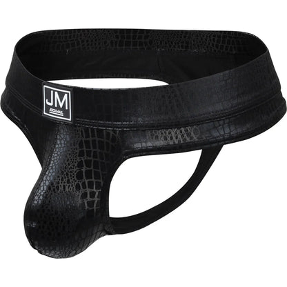 PU Leather U-Pouch Brief – 5 Colours | M–XL | Polyamide & Elastane
