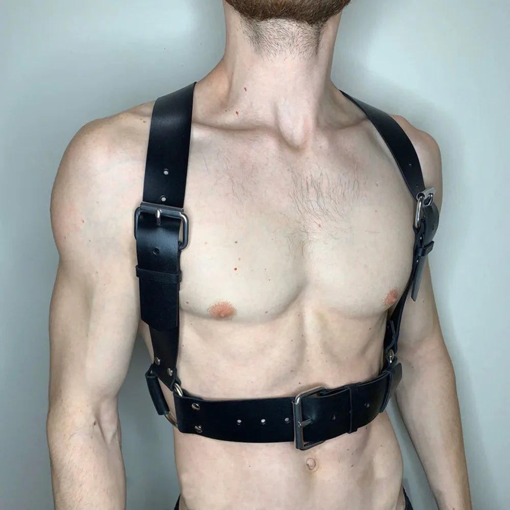 Body Harness with Wide Waist Belt – Full Harness & Bold Waist Band | One Size