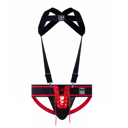 Jockmail Jockstrap met Afneembare Harnas