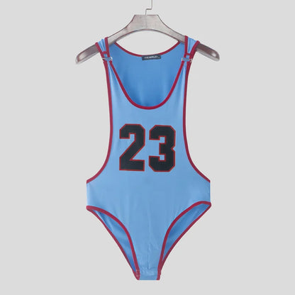 Patchwork Bodysuit – Sleeveless Stretch Bodysuit | S–3XL