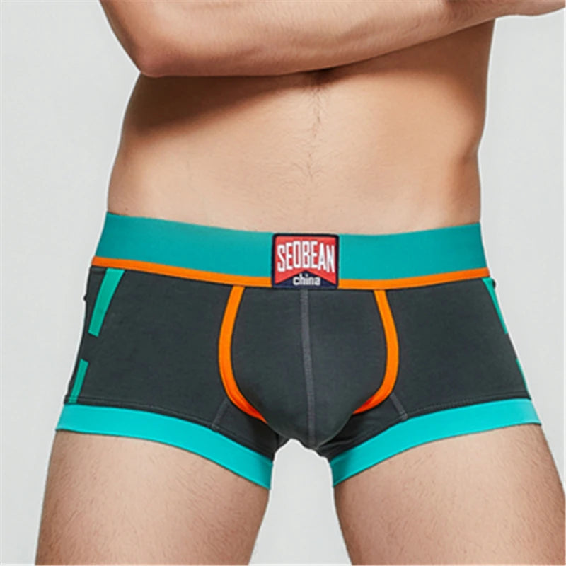 Low-Rise Cotton Boxer Briefs – 8 Colours | M–2XL | Cotton & Elastane