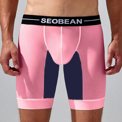 Long Boxer Brief – 4 Colours | M–2XL | Polyester & Lycra
