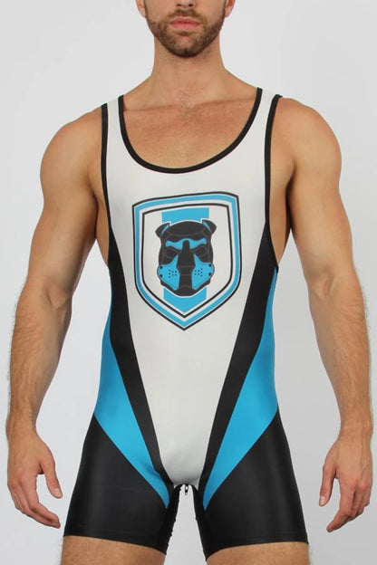 Men's Zipper-Back Singlet – One-Piece Sleeveless Gym & Fitness Top