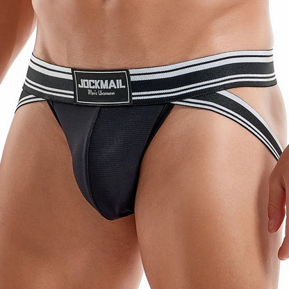 Wide-Waistband Jockstrap – 13 Colours | M–XXL | Nylon & Lycra