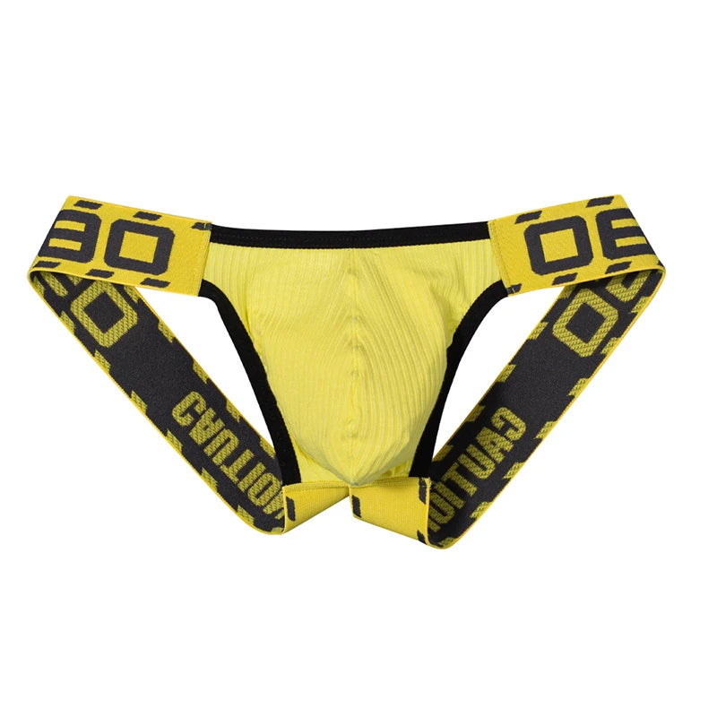 No-Waistband Jockstrap – 10 Colours | M–2XL | Cotton & Mesh