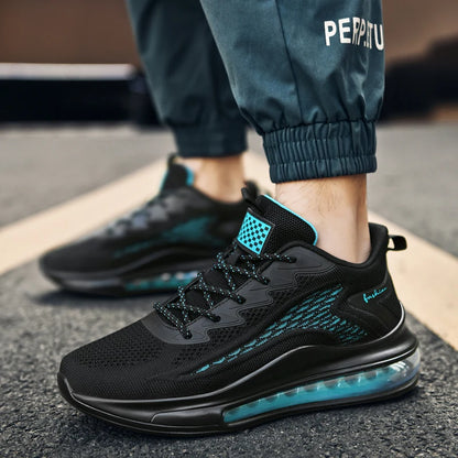 Classic Low-Top Sneakers | Black & Blue | EU 39–48