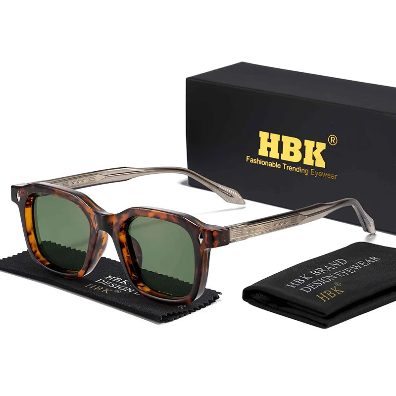 Elegant Square Sunglasses – 7 Colours | UV400 | With or Without Case