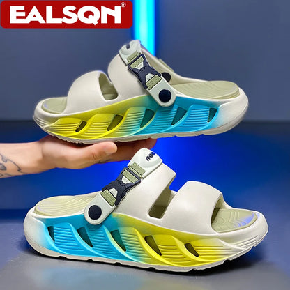 Platform EVA Sandals – Matcha Green, Khaki Brown & Gray Black | EU 40–45