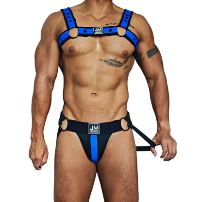 Neoprene Harness & Jockstrap Set – 7 Colours | One Size | Neoprene & Elastane
