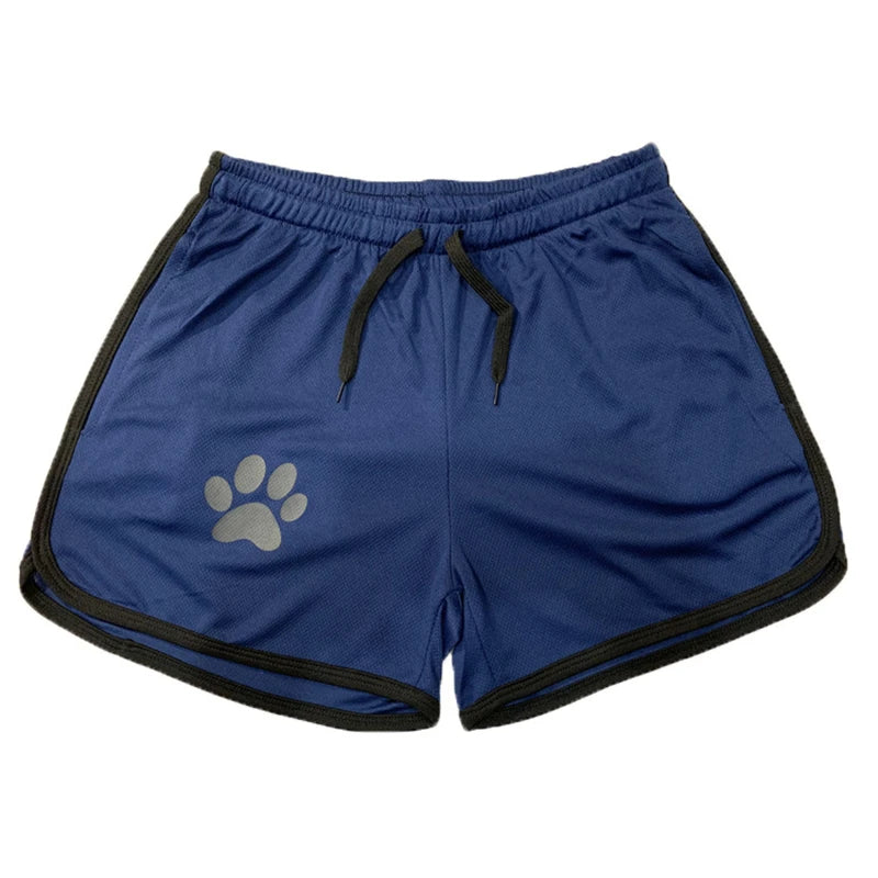 Breathable Mesh Shorts with Paw Print – 17 Colours | Sizes by Weight | M–XXL