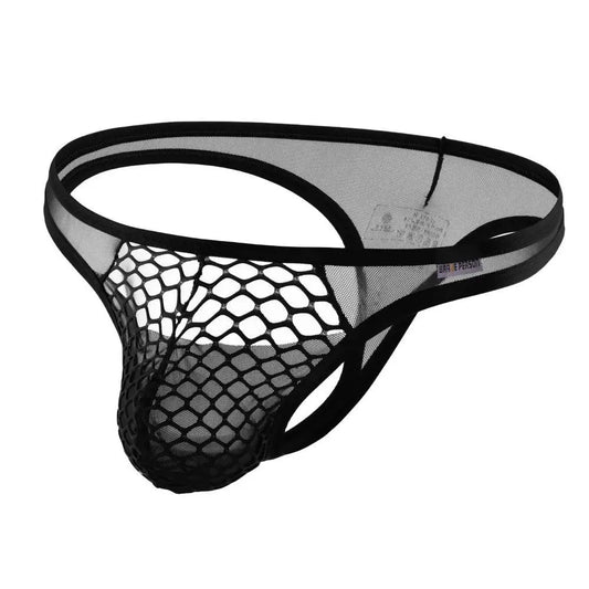 Men's Mesh Transparent Thong – Sexy G-String T-Back Underwear | S–XL