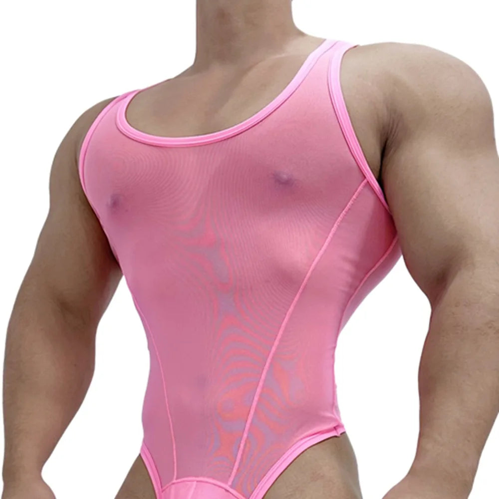 Jockmail Mesh Bodysuit Jockstrap – 6 Colours | M–XL | Nylon & Elastane