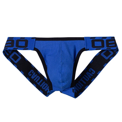 No-Waistband Jockstrap – 10 Colours | M–2XL | Cotton & Mesh