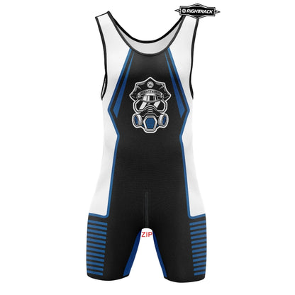 Zipper Singlet Bodysuit – 11 Colours | S–5XL | Polyester