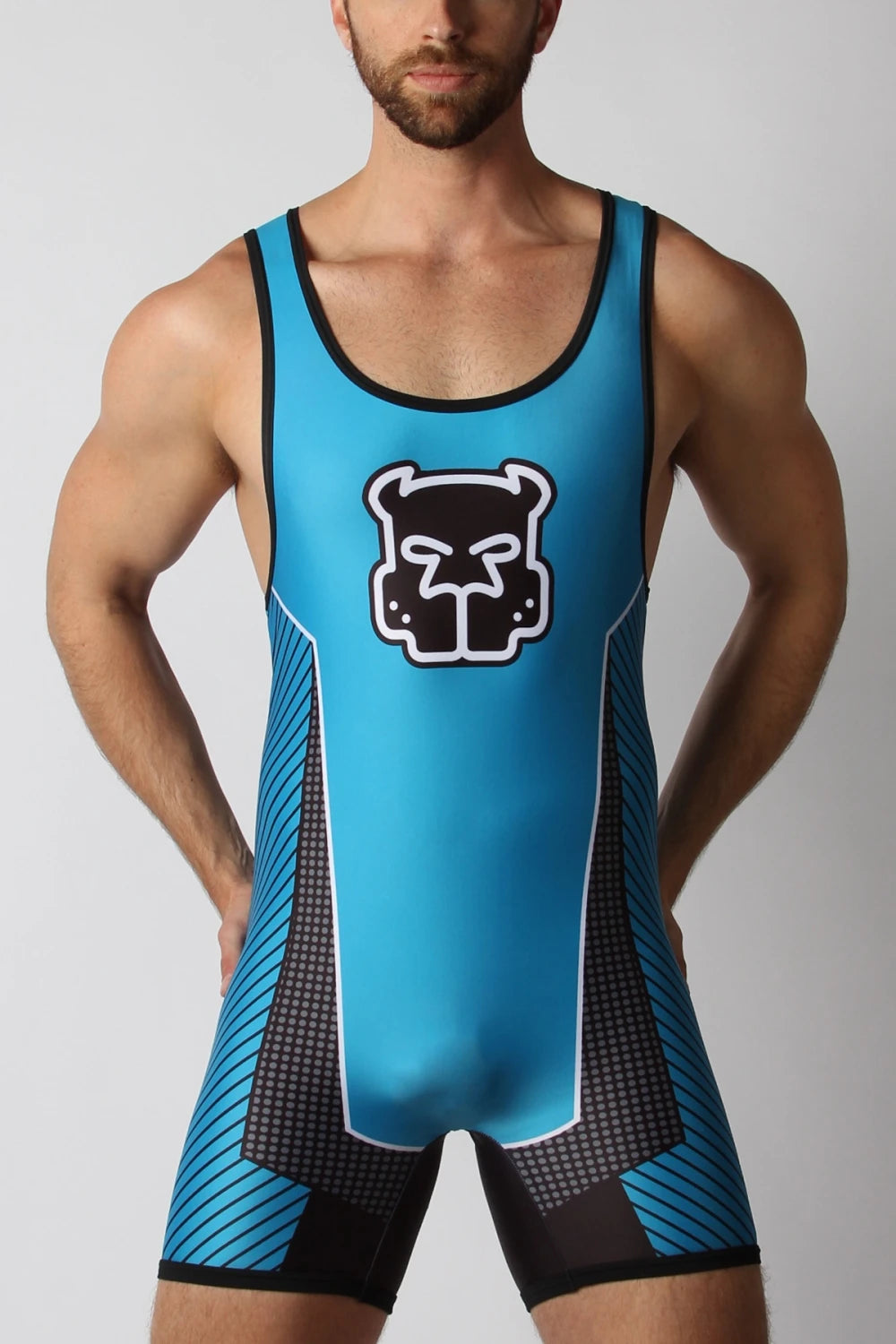 Men's Zipper-Back Singlet – One-Piece Sleeveless Gym & Fitness Top