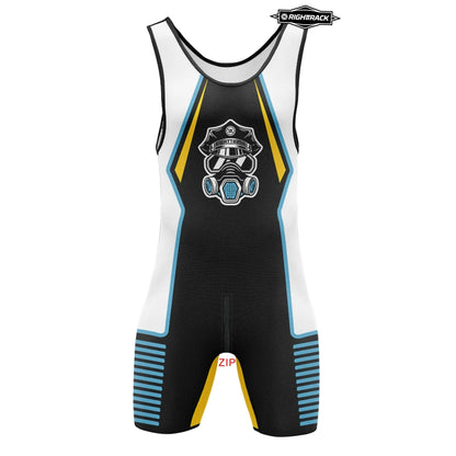 Zipper Bodysuit Singlet – 12 Colours | S–5XL | Polyester