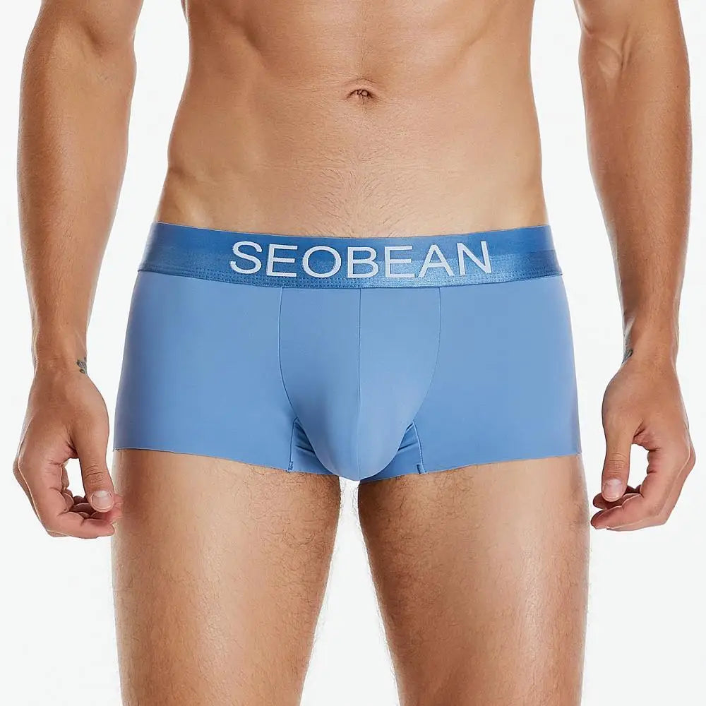 Ice Silk Boxer Shorts – 6 Colours | M–2XL | Nylon & Spandex
