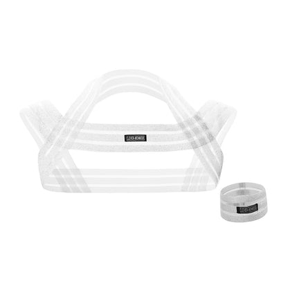 Cross Strap Body Harness with Bracelet