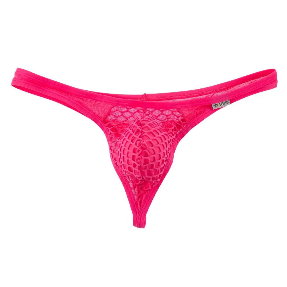 Men's Mesh Transparent Thong – Sexy G-String T-Back Underwear | S–XL