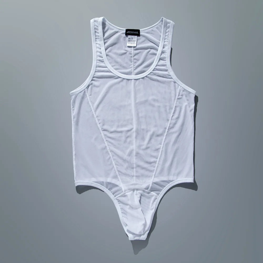 Jockmail Mesh Bodysuit Jockstrap – 6 Colours | M–XL | Nylon & Elastane