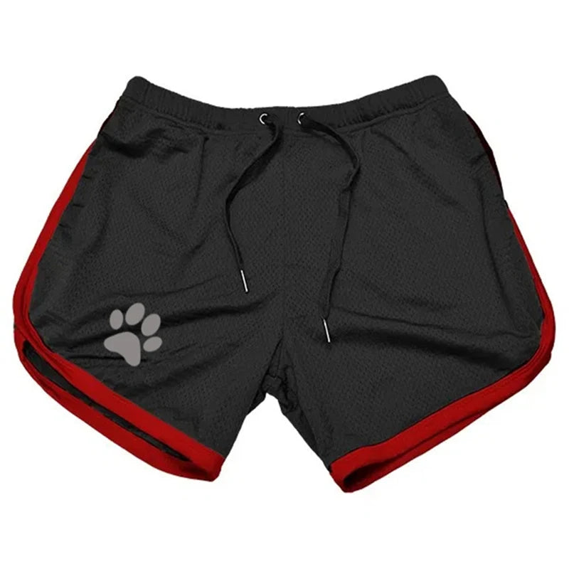 Breathable Mesh Shorts with Paw Print – 17 Colours | Sizes by Weight | M–XXL
