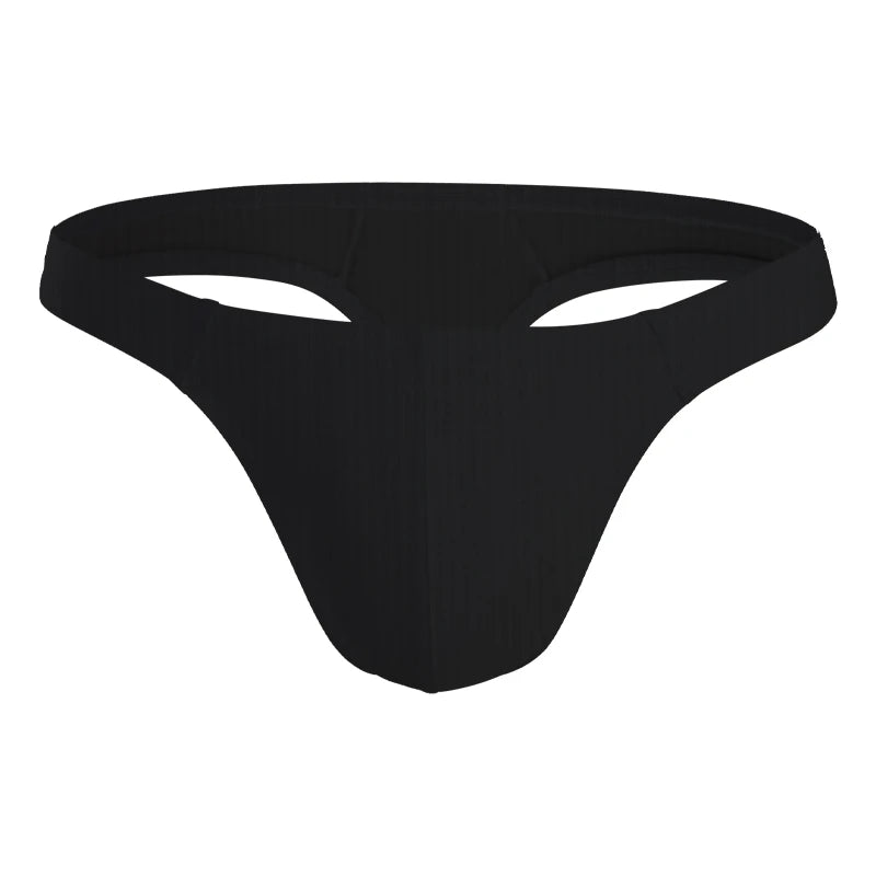Men's Embossed Jockstrap G-String – Breathable Sexy Underwear with 3D Sculpted Pocket | M–XXL