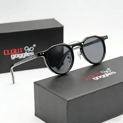 Double Beam Round Sunglasses – 5 Colours | One Size | Plastic