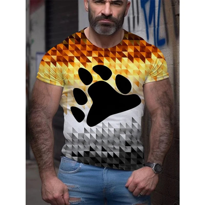 Bear Graphic T-Shirt – 14 Styles | S–6XL | Polyester