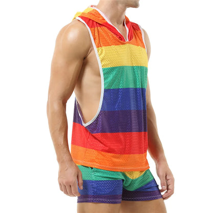 Brave Person Mesh Short & Hoodie Proud Boy – Pride Set | S–XL