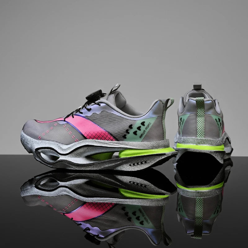 Air Cushion Running Sneaker | Breathable Mesh | Grey  | EU 35–44