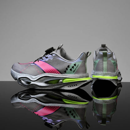 Air Cushion Running Sneaker | Breathable Mesh | Grey  | EU 35–44