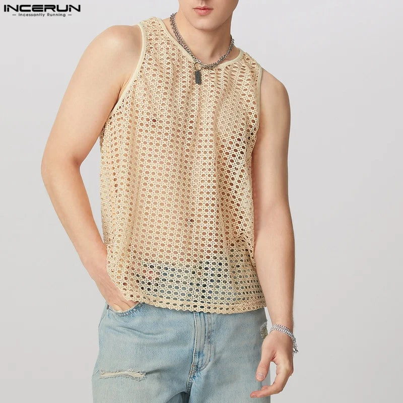 Mesh Grove Tank Top