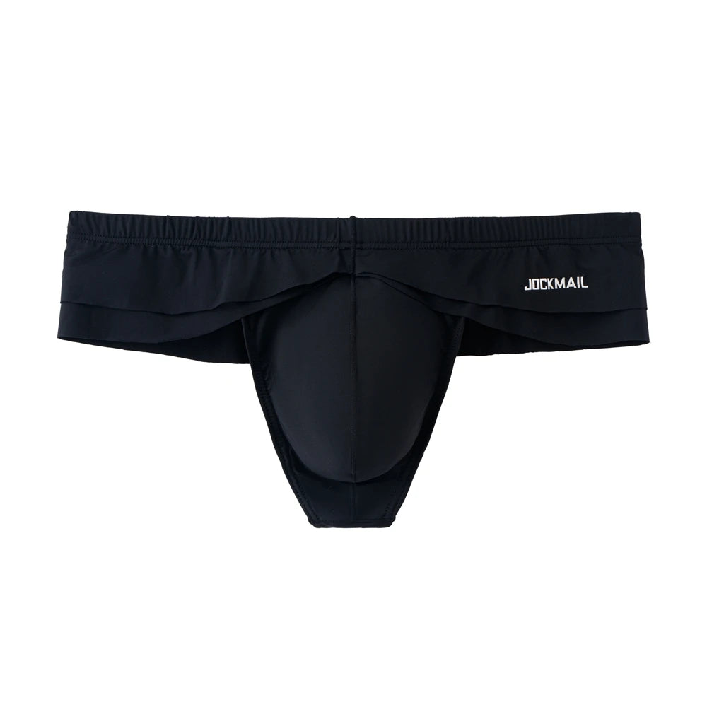 Ruffled Mini Skirt Thong – 5 Colours | M–XL | Nylon & Elastane