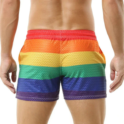 Brave Person Rainbow Mesh Swim Short – Proud Boy | S–XL