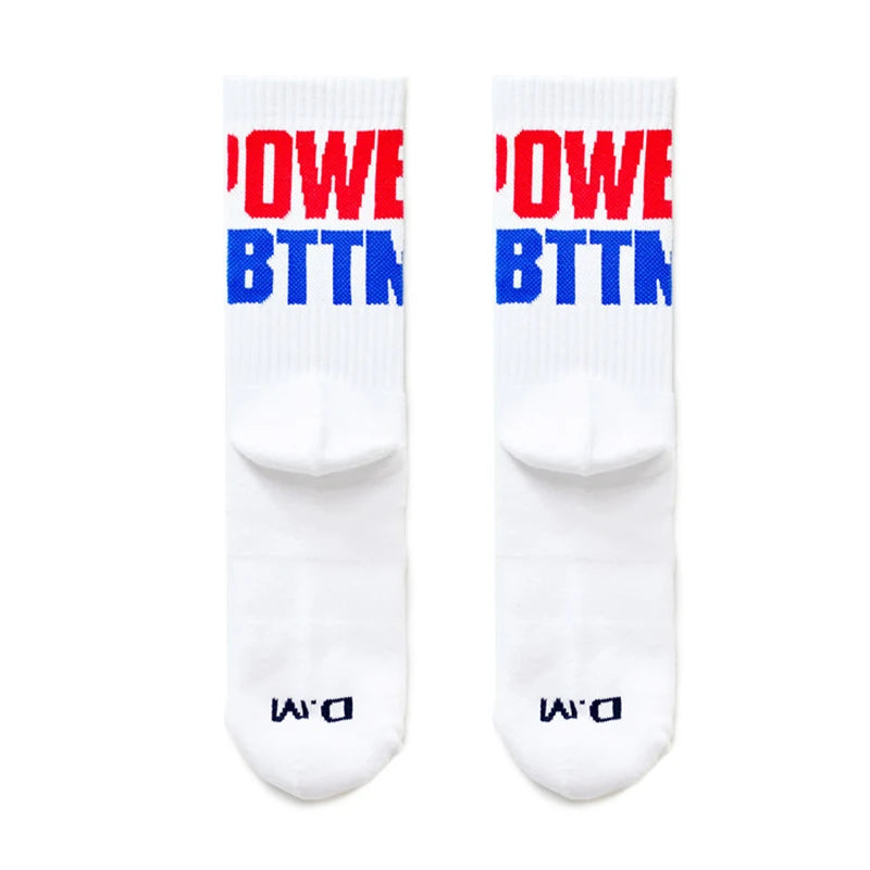 Statement Crew Socks – Black & White | One Size | Cotton & Elastane
